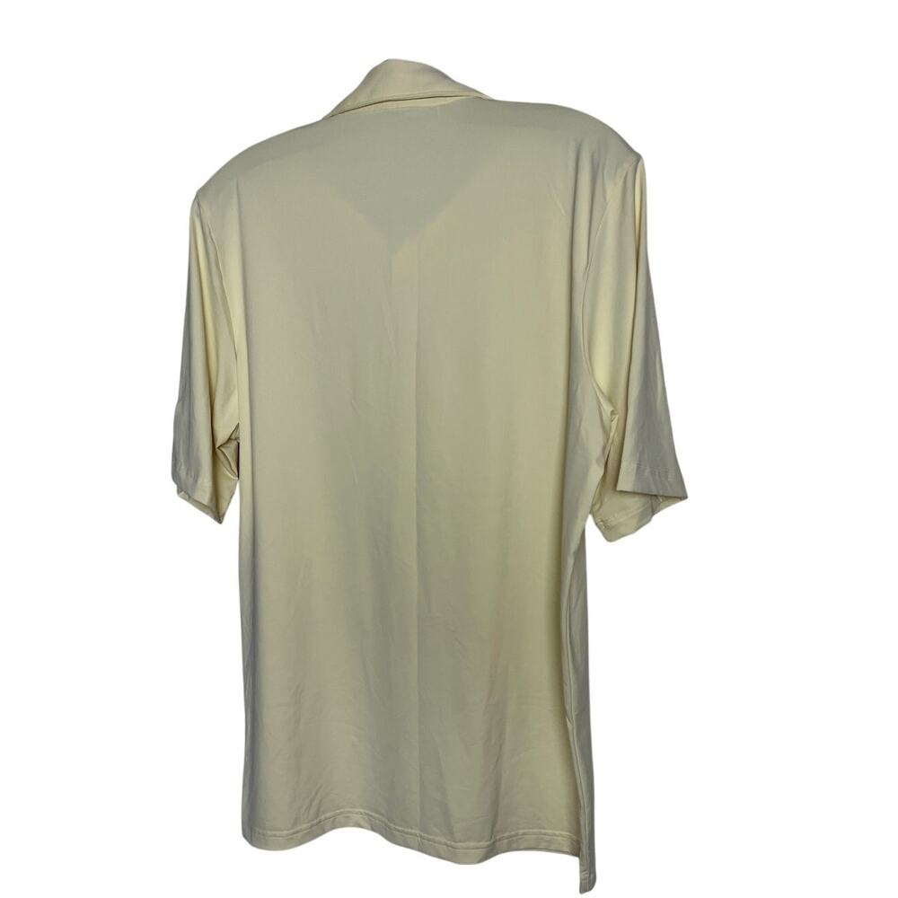 Criquet | Men's Size M Polo 2023 Statesman Fall Classic Golf Shirt Yellow - Picture 3 of 5